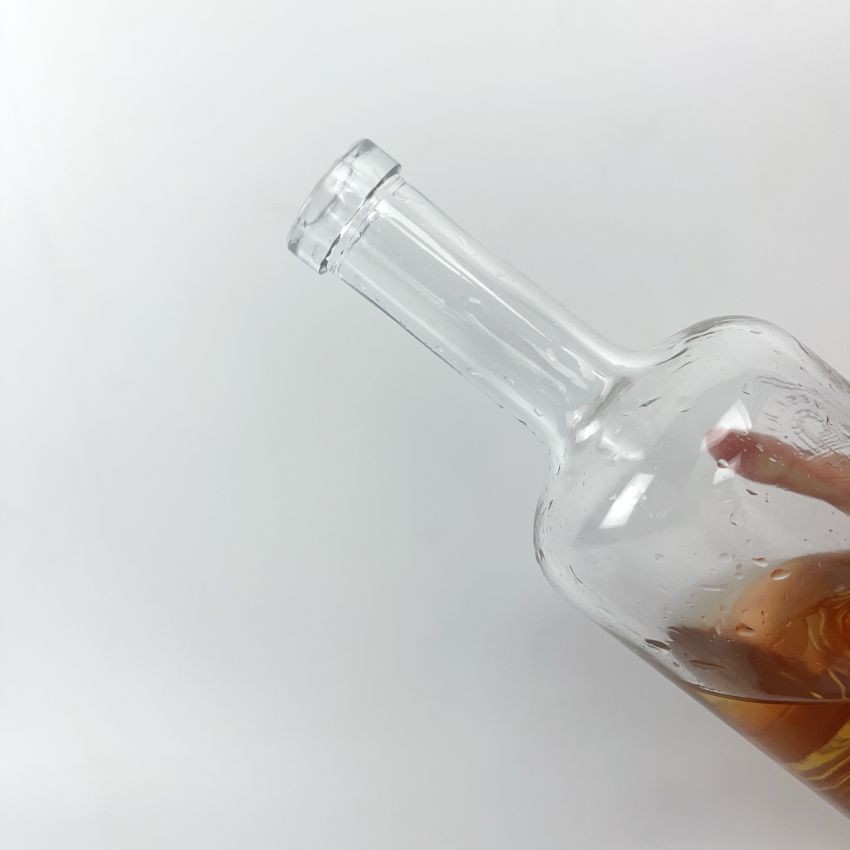 750ml 580g Tequila Vodka Brandy Whiskey Gin Empty Popular Classical Medium Length Neck Glass Bottles