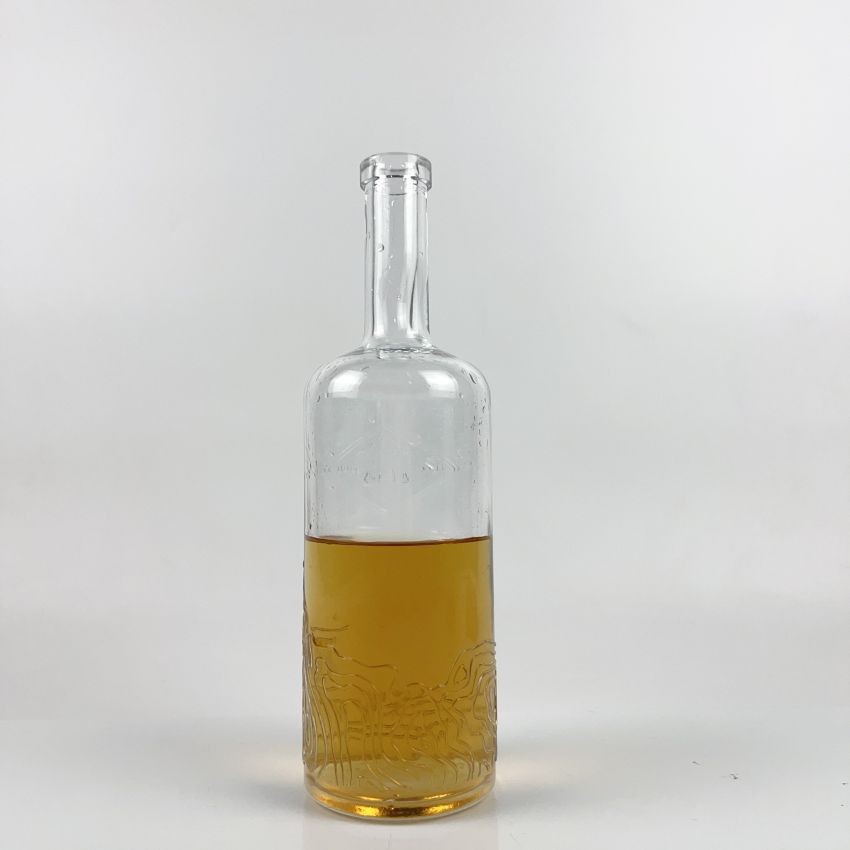 750ml 580g Tequila Vodka Brandy Whiskey Gin Empty Popular Classical Medium Length Neck Glass Bottles