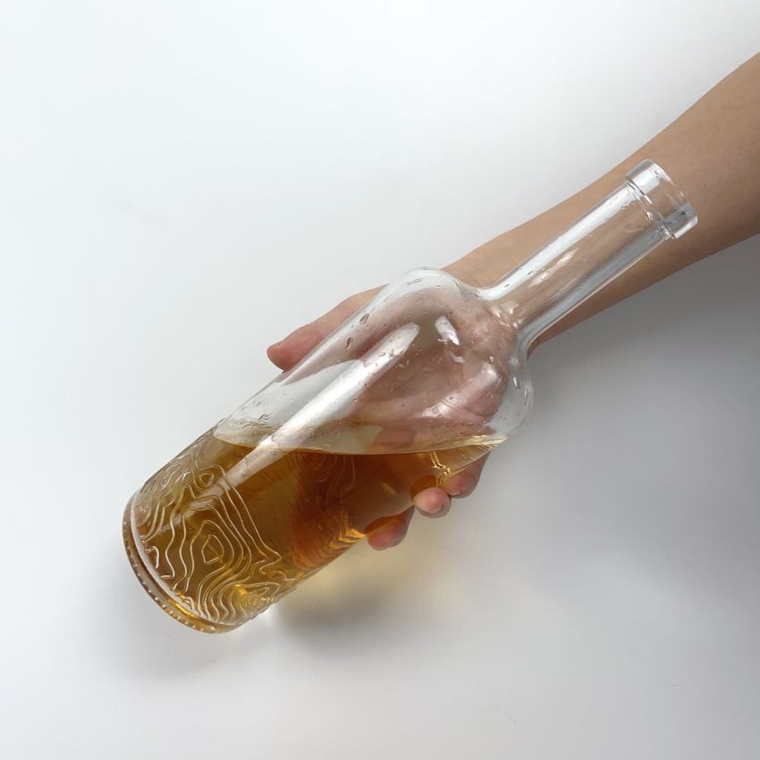 750ml 580g Tequila Vodka Brandy Whiskey Gin Empty Popular Classical Medium Length Neck Glass Bottles