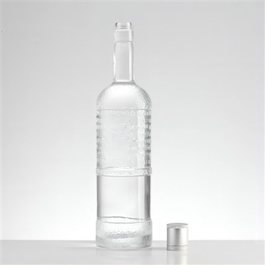 Staklena boca vodke sa zatvaračem